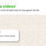 ‘Like YouTube videos' WhatsApp scam leads to Rs.42 lakh loss for Gurugram techie.