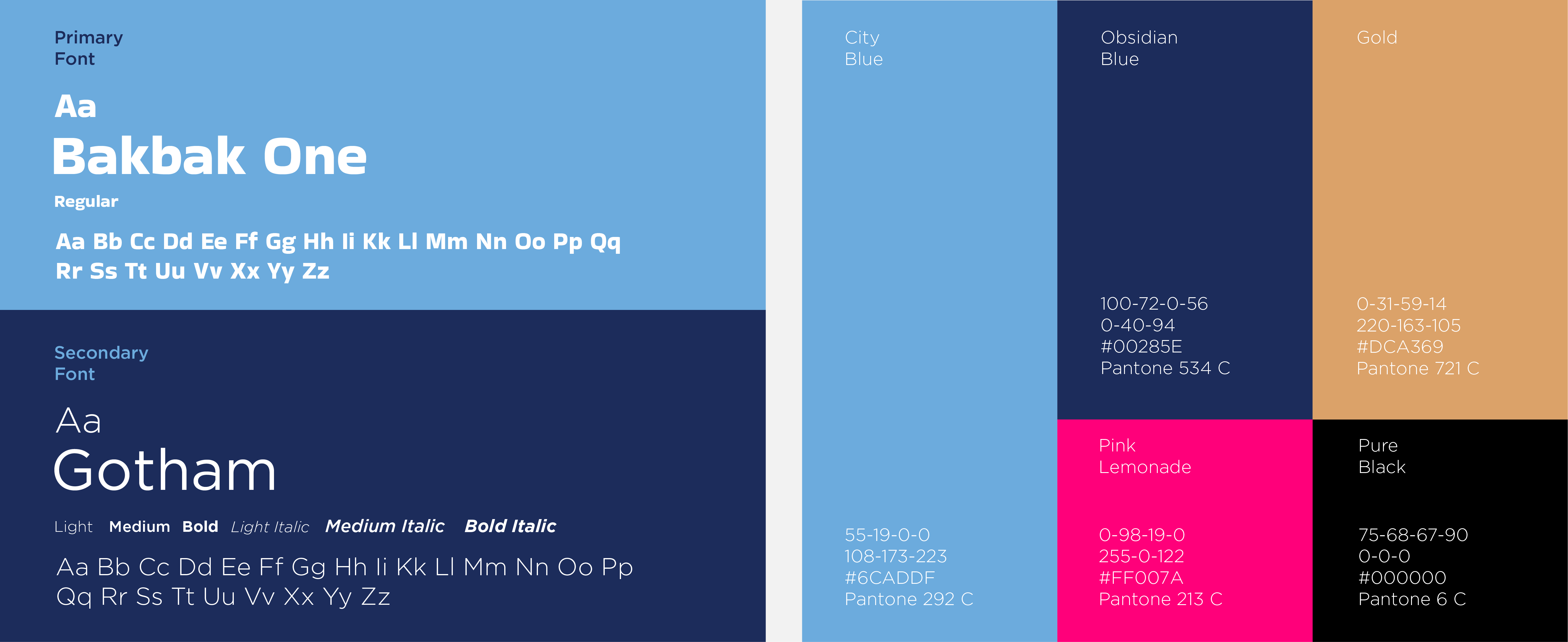 Typography & Colours