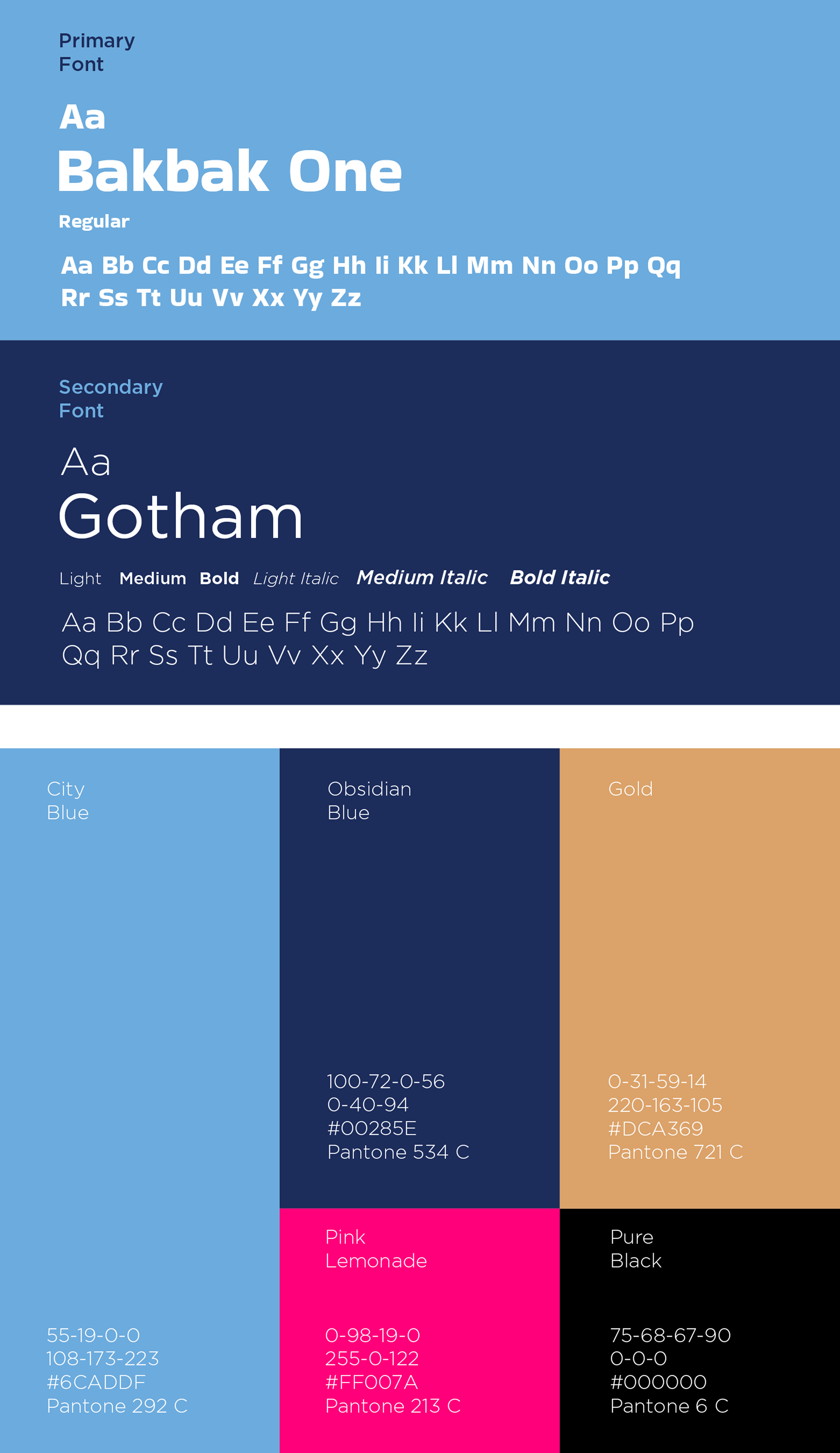 Typography & Colours